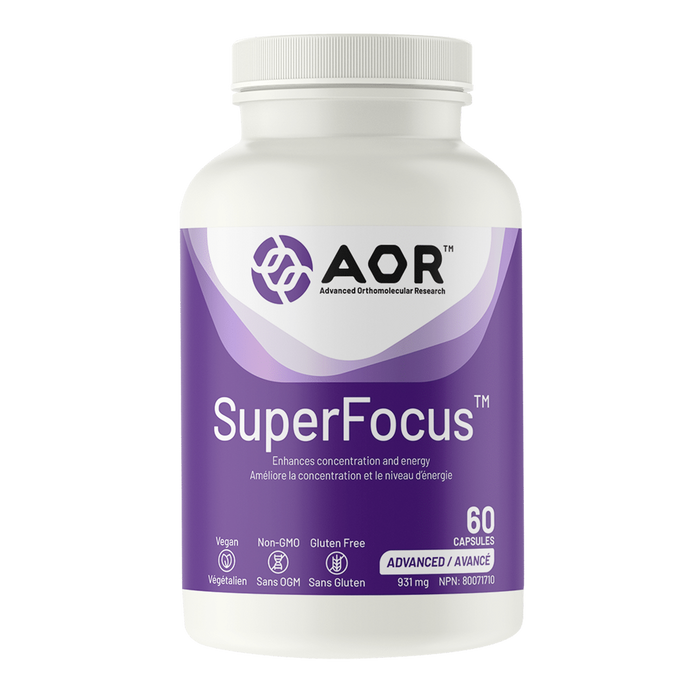 AOR SuperFocus 931mg 60 Capsules