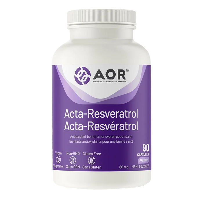 AOR Acta-Resveratrol 80mg 90 Capsules