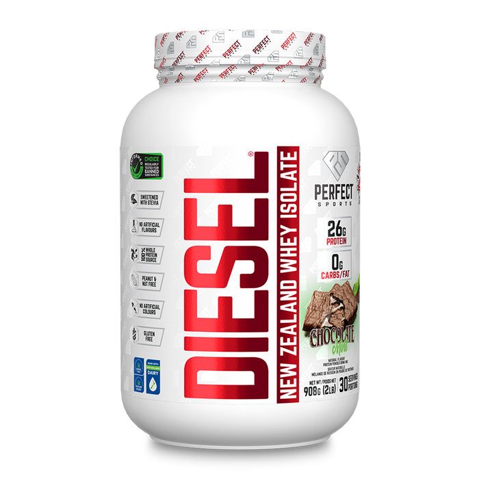 Perfect Sports Diesel New Zealand Whey Protein Chocolate Mint 2lbs