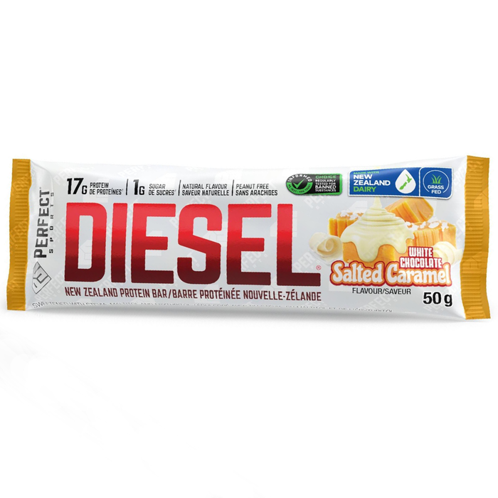 Perfect Sports Diesel Protein Bar White Chocolate Salted Caramel 50g