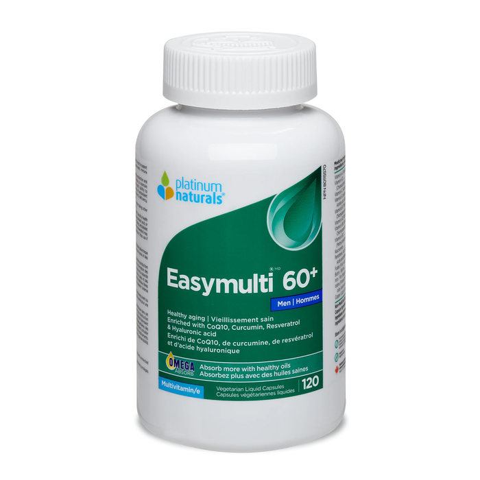 Platinum Naturals Easymulti 60+ Men 120 Veggie Caps