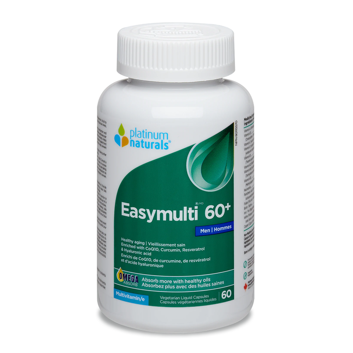 Platinum Naturals Easymulti 60+ Men 60 Veggie Caps