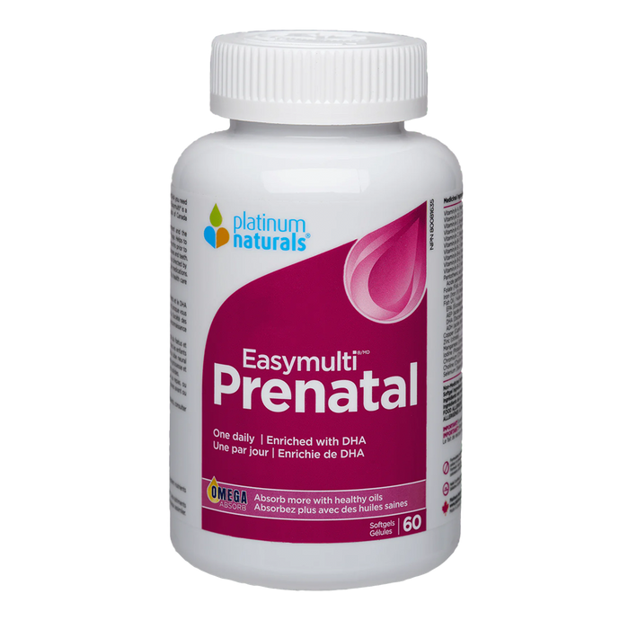 Platinum Naturals EasyMulti Prenatal 60 Softgels