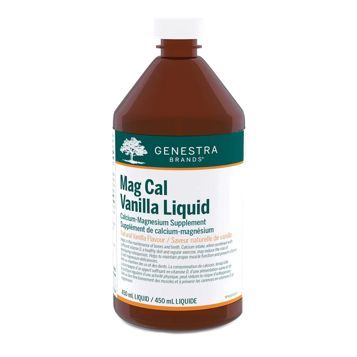 Genestra Mag Cal Liquid Vanilla 450mL