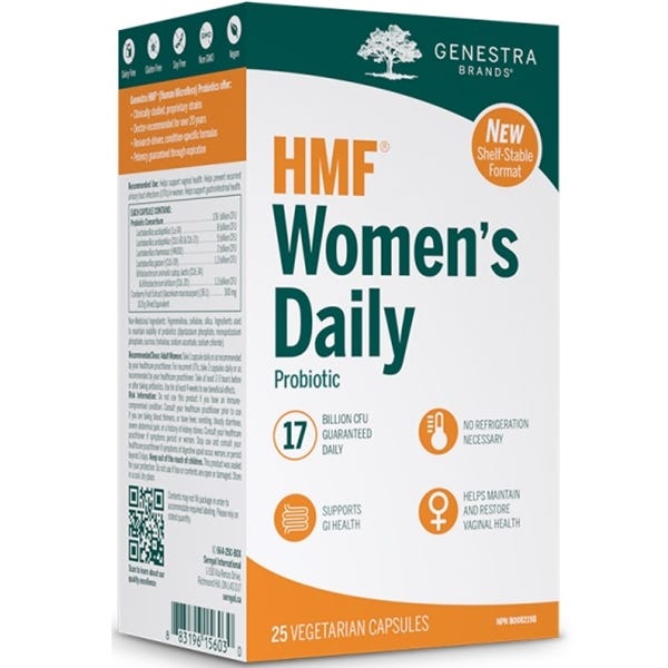 Genestra HMF Womenâ€™s Daily Probiotic 25 Veggie Caps