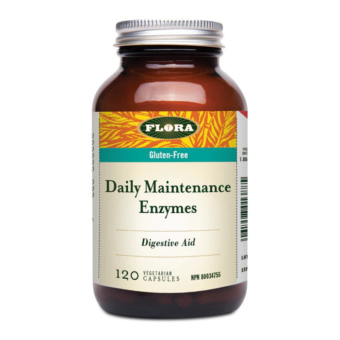 Flora Daily Maintenance Enzyme 120 Veggie Caps