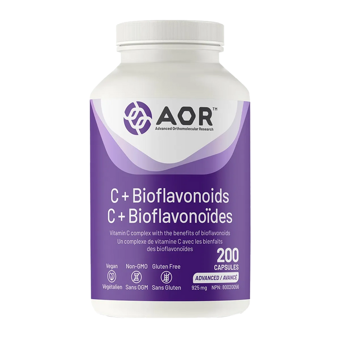 AOR C + Bioflavonoids 925mg 200 Capsules