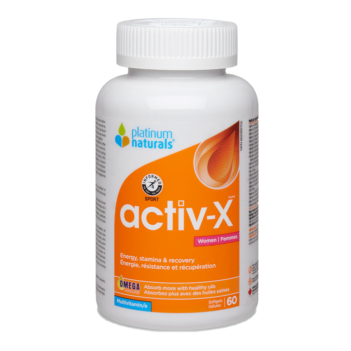 Platinum Naturals Activ-X for Women 60 Softgels