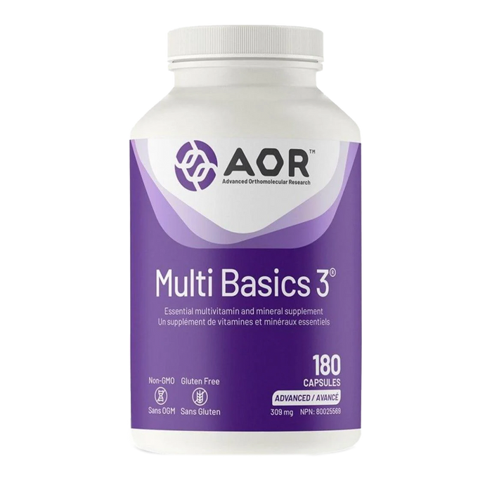 AOR Multi Basics-3 309mg 180 Capsules