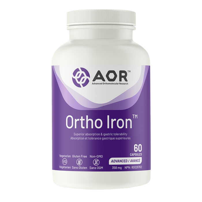 AOR Ortho Iron 358mg 60 Capsules