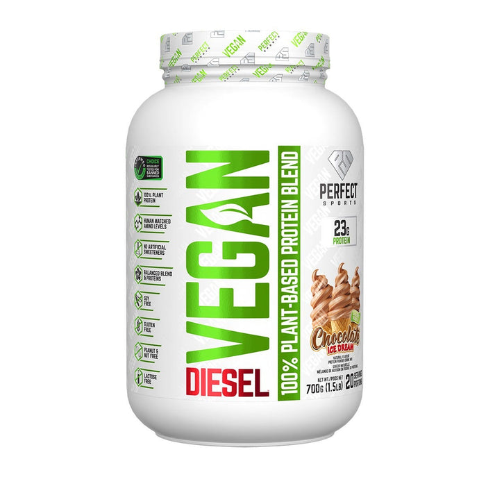 Perfect Sports Diesel Vegan Protein Chocolate Ice Dream 700g