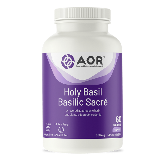 AOR Holy Basil 500mg 60 Capsules