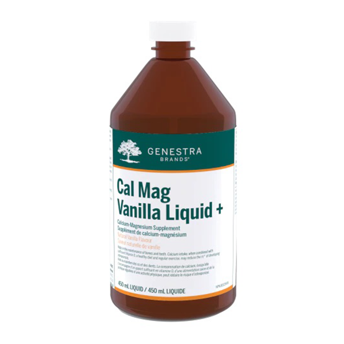 Genestra Cal Mag Vanilla Liquid+ 450mL