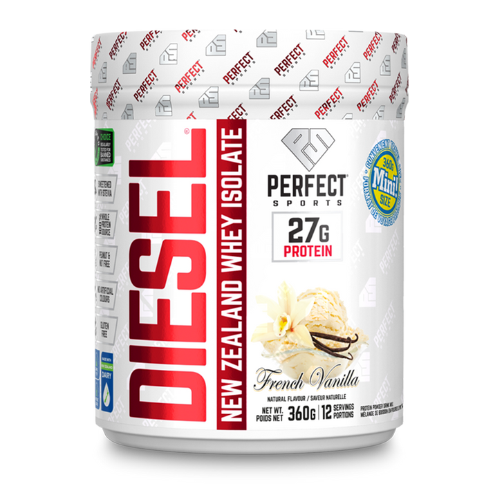 Perfect Sports Diesel New Zealand Whey Protein Isolate French Vanilla 360g