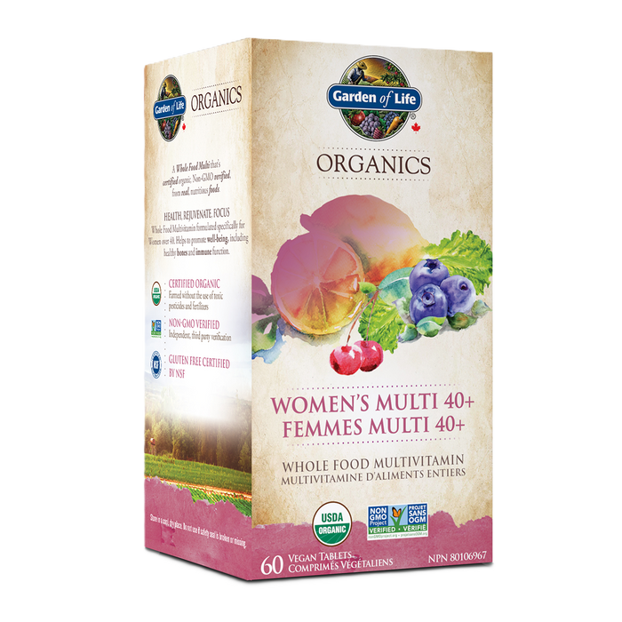 Garden of Life Organics Women's Multi 40+ 60 Tablets