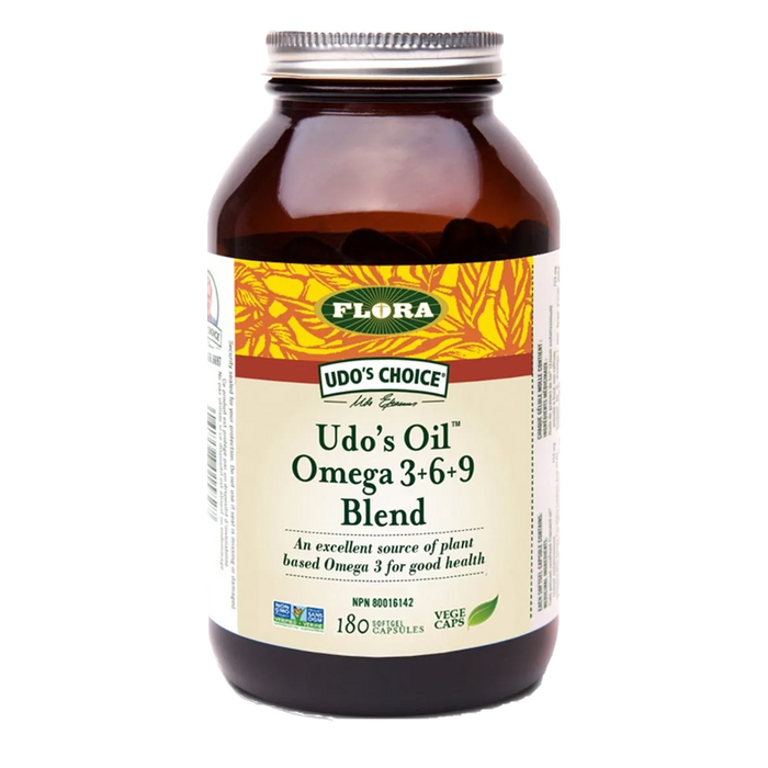 Flora Udo's Oil Omega 3+6+9 Blend 180 Softgels