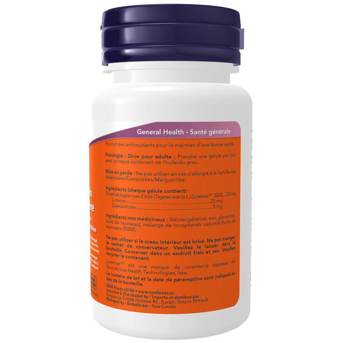 NOW Lutein & Zeaxanthin 60 Softgels