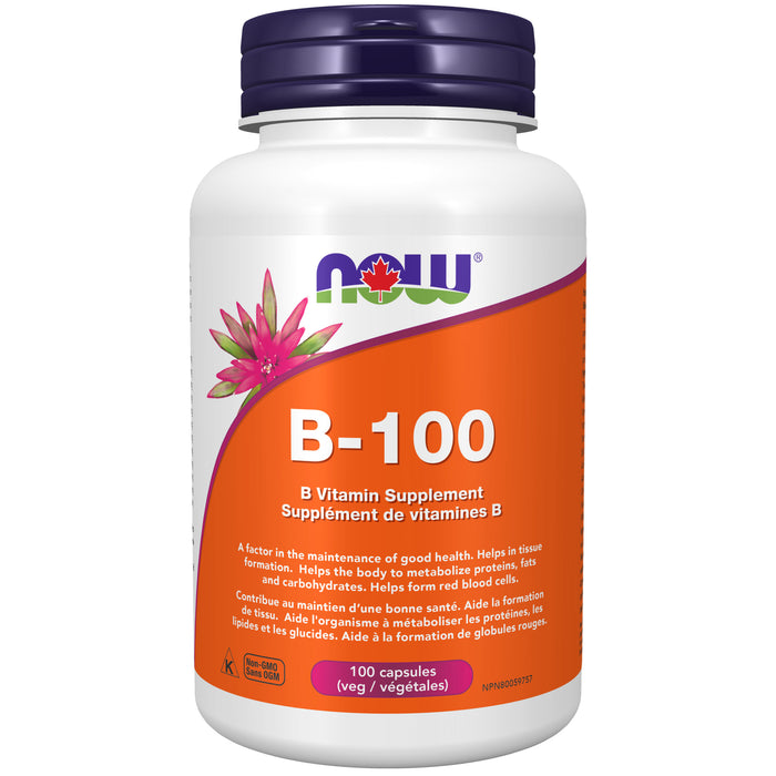 Now Vitamin B-100 100 Veggie Caps