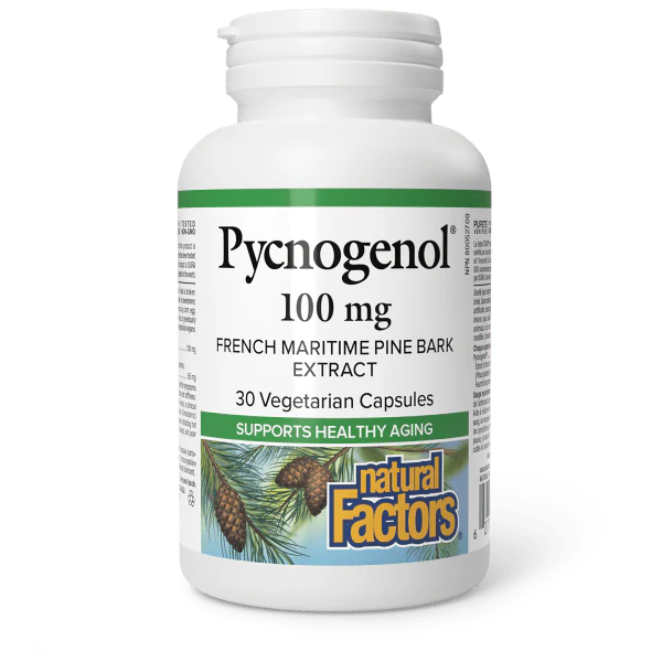 Natural Factors Pycnogenol 100mg 30 Veggie Caps