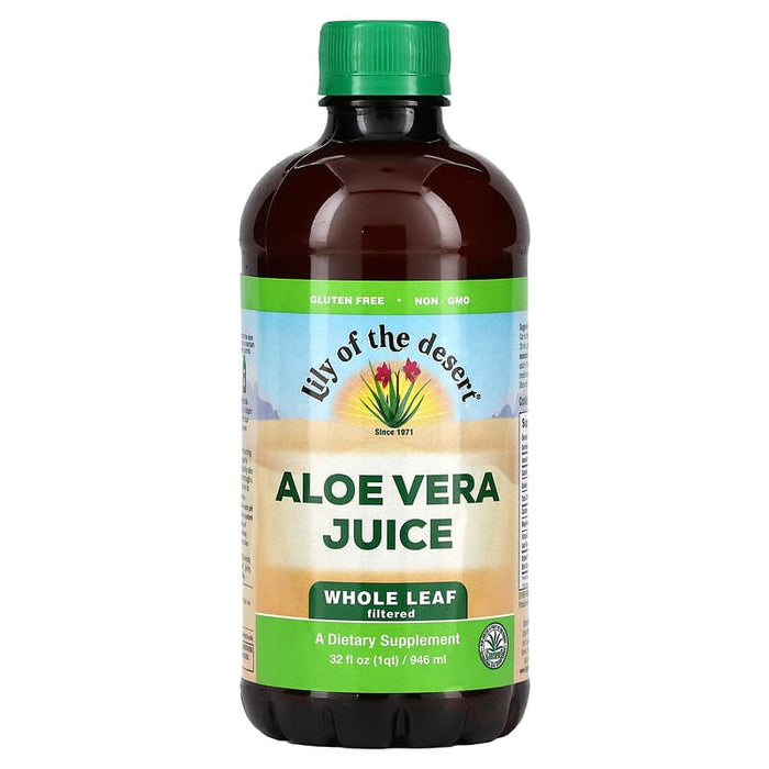 Lily of the Desert Aloe Vera Juice Whole Leaf Preservative-Free 946mL
