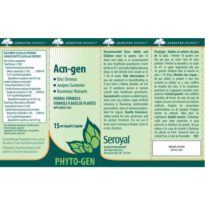 Genestra Acn-gen Liquid 15mL