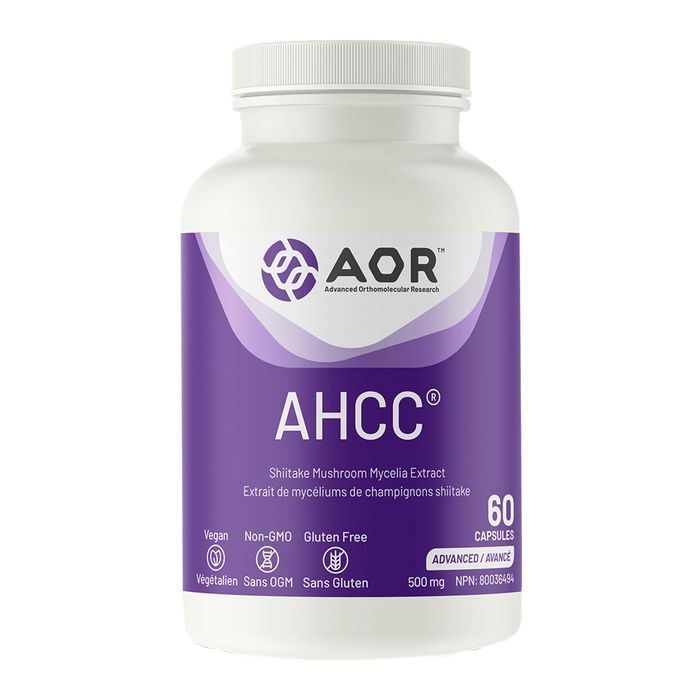 AOR AHCC 500mg 60 Capsules