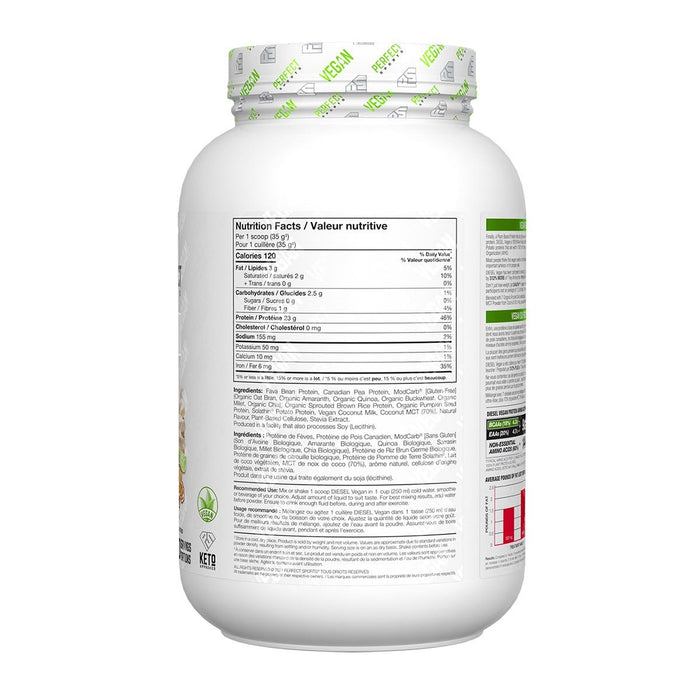 Perfect Sports Diesel Vegan Protein Vanilla Ice Dream 700g