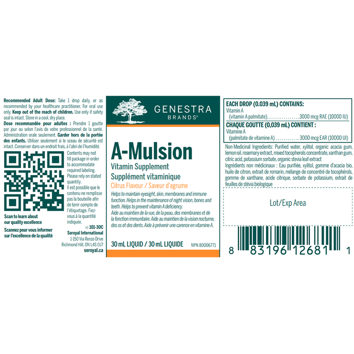 Genestra A-Mulsion 30mL