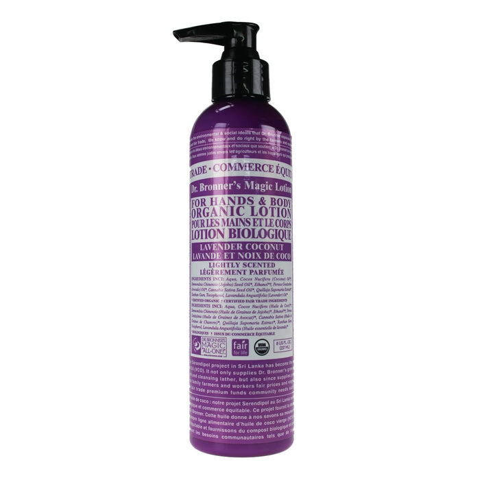 Dr. Bronner's Hand & Body Lotion Lavender Coconut 237mL