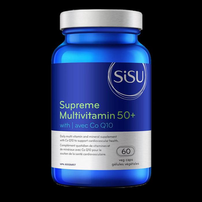 Sisu Supreme Multivitamin 50+ With CoQ10 60 Veggie Caps