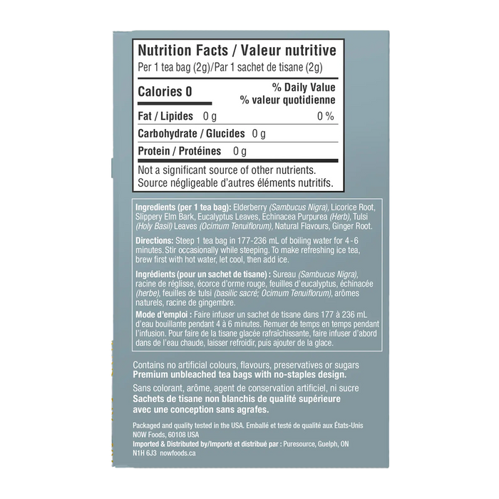 NOW TLC Seasonal Wellness Tea 24 Tea Bags