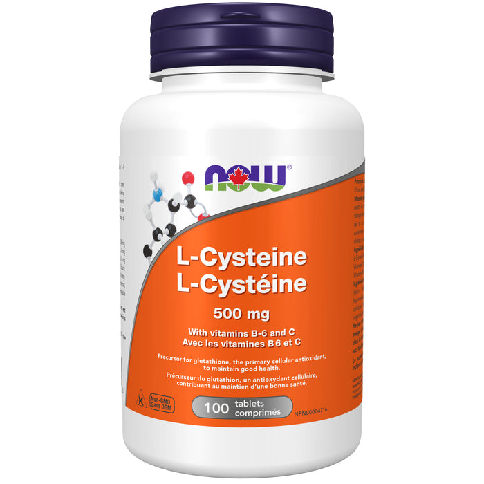 NOW L-Cysteine 500 mg 100 Tablets