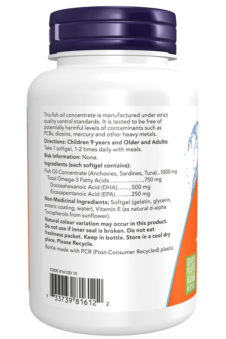 NOW DHA-500 90 Softgels