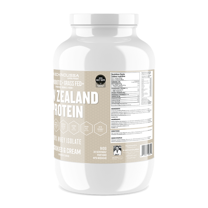Schinoussa Probiotic Whey Isolate Cookies & Cream 910g