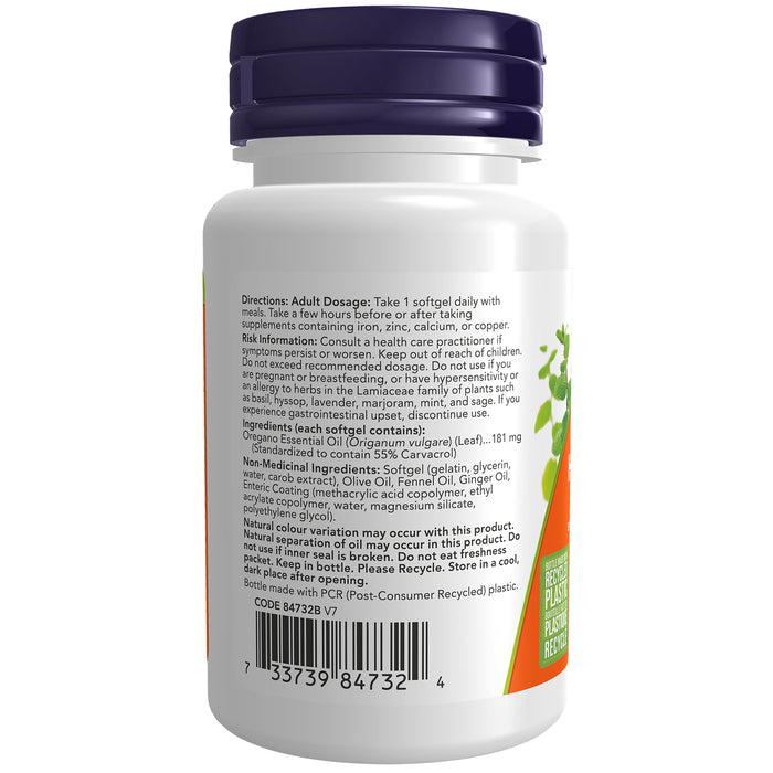 NOW Oregano Oil 90 Softgels