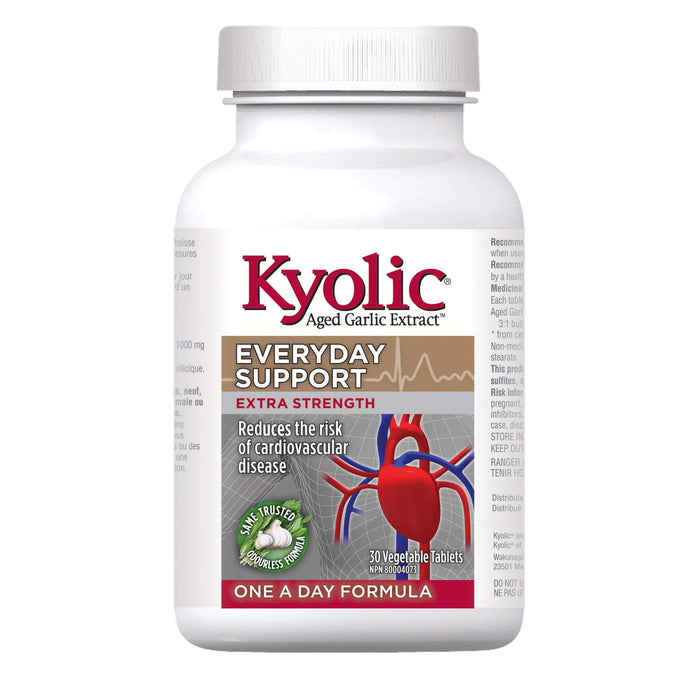 Kyolic Aged Garlic Extract Everyday Support Extra Strength 1000mg