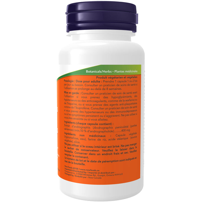 NOW Andrographis Extract 400mg 90 Veggie Caps