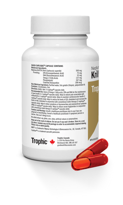 Trophic Neptune Krill Oil 500mg