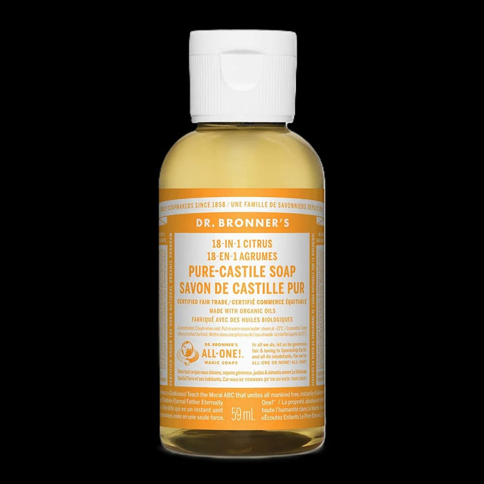 Dr. Bronner's 18-In-1 Pure-Castile Soap Citrus 59mL