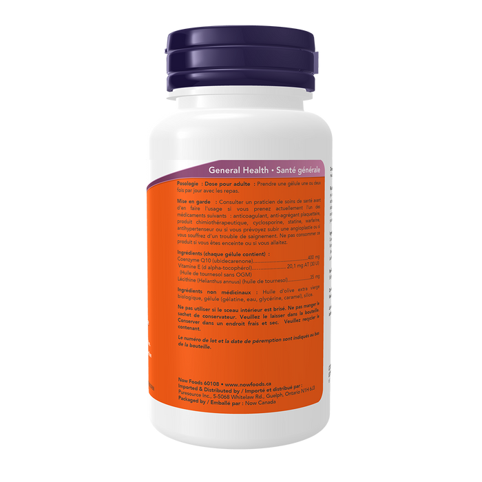 NOW CoQ10 400mg 60 Softgels