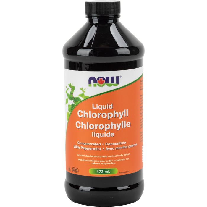 Now Liquid Chlorophyll Peppermint 473mL