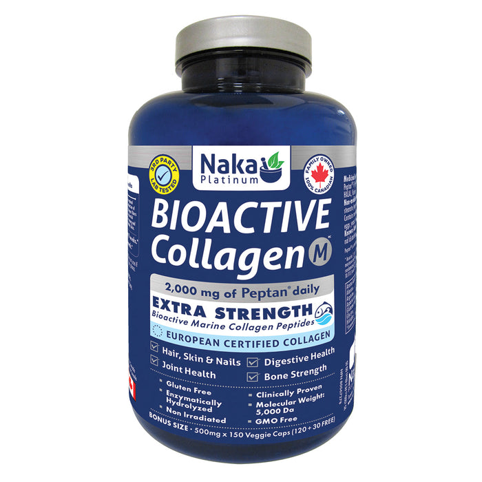 Naka PRO Collagen Marine 2000mg 150 Veggie Caps Bonus Size