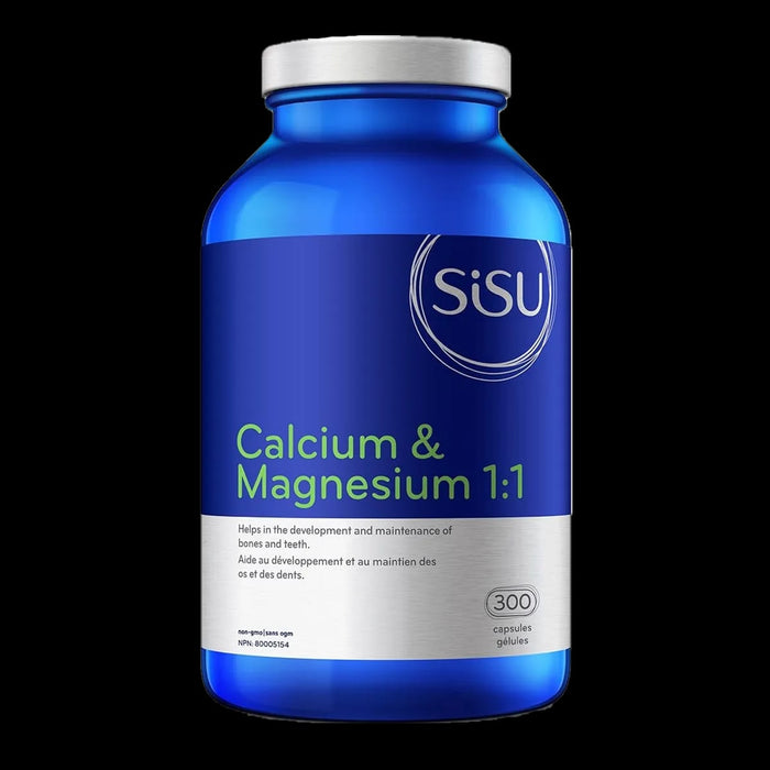 Sisu Calcium & Magnesium 1:1 300 Capsules