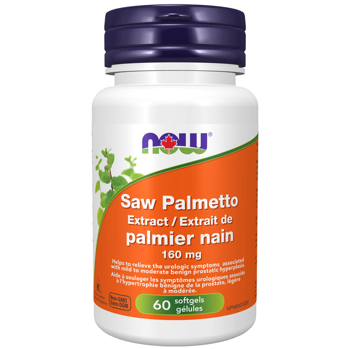 NOW Saw Palmetto 160mg 60 Softgels