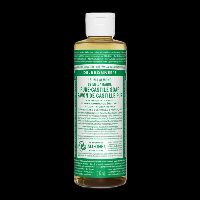 Dr. Bronner's 18-In-1 Pure-Castile Soap Almond 237mL