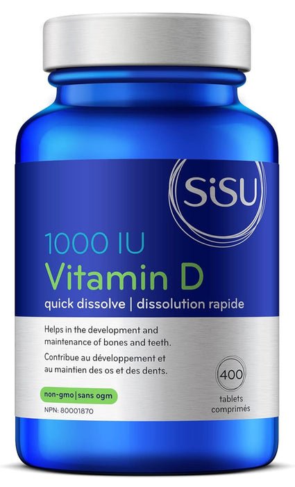 Sisu Vitamin D 1000 IU 400 Tablets