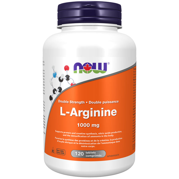 NOW L-Arginine 1000 mg 120 Tablets