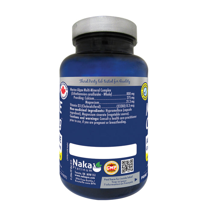 Naka Platinum Marine Cal-Mag - 60 veggie caps Bonus Size