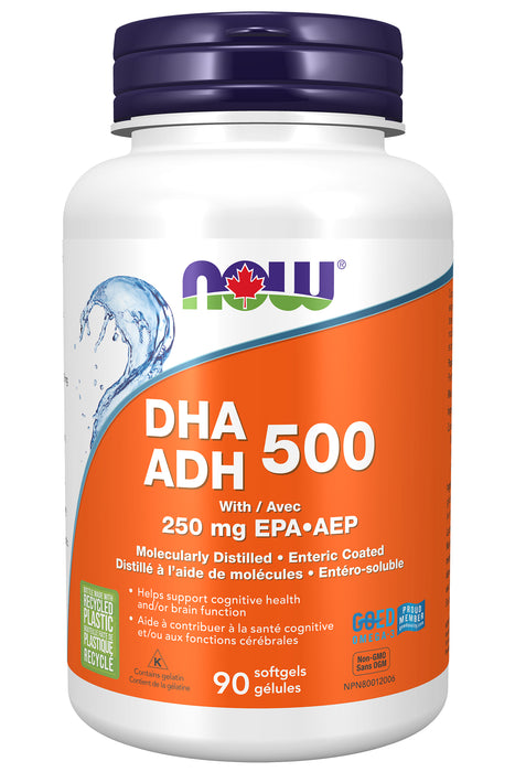 NOW DHA-500 90 Softgels