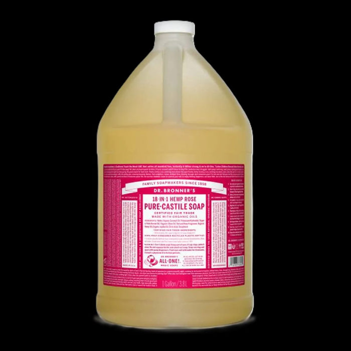 Dr. Bronner's 18-In-1 Pure-Castile Soap Rose 3.8L